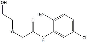 N-(2-amino-5-chlorophenyl)-2-(2-hydroxyethoxy)acetamide Struktur