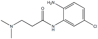 N-(2-amino-5-chlorophenyl)-3-(dimethylamino)propanamide Struktur