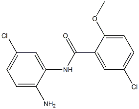 N-(2-amino-5-chlorophenyl)-5-chloro-2-methoxybenzamide Struktur