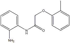 N-(2-aminophenyl)-2-(2-methylphenoxy)acetamide Struktur