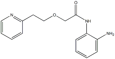 N-(2-aminophenyl)-2-[2-(pyridin-2-yl)ethoxy]acetamide Struktur