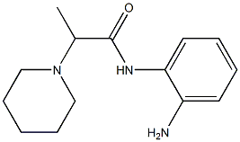 N-(2-aminophenyl)-2-piperidin-1-ylpropanamide Struktur