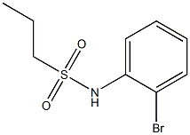 N-(2-bromophenyl)propane-1-sulfonamide Struktur