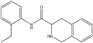 N-(2-ethylphenyl)-1,2,3,4-tetrahydroisoquinoline-3-carboxamide Struktur