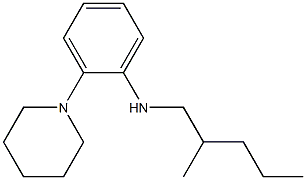 N-(2-methylpentyl)-2-(piperidin-1-yl)aniline Structure