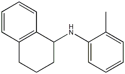 N-(2-methylphenyl)-1,2,3,4-tetrahydronaphthalen-1-amine Struktur