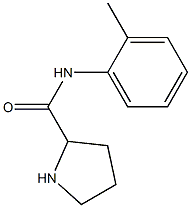 N-(2-methylphenyl)pyrrolidine-2-carboxamide Struktur