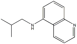 N-(2-methylpropyl)quinolin-5-amine Struktur