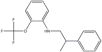 N-(2-phenylpropyl)-2-(trifluoromethoxy)aniline Struktur