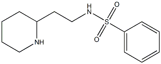 N-(2-piperidin-2-ylethyl)benzenesulfonamide Struktur