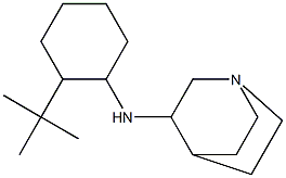 N-(2-tert-butylcyclohexyl)-1-azabicyclo[2.2.2]octan-3-amine Struktur