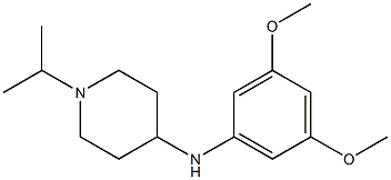 N-(3,5-dimethoxyphenyl)-1-(propan-2-yl)piperidin-4-amine Struktur