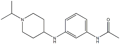 N-(3-{[1-(propan-2-yl)piperidin-4-yl]amino}phenyl)acetamide Struktur