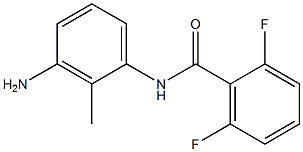 N-(3-amino-2-methylphenyl)-2,6-difluorobenzamide Struktur