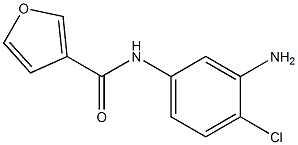 N-(3-amino-4-chlorophenyl)-3-furamide Struktur