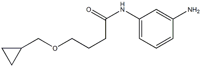 N-(3-aminophenyl)-4-(cyclopropylmethoxy)butanamide Struktur