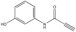 N-(3-hydroxyphenyl)prop-2-ynamide Struktur