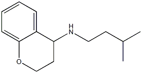 N-(3-methylbutyl)-3,4-dihydro-2H-1-benzopyran-4-amine Struktur