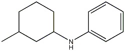 N-(3-methylcyclohexyl)aniline Struktur