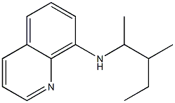 N-(3-methylpentan-2-yl)quinolin-8-amine Struktur