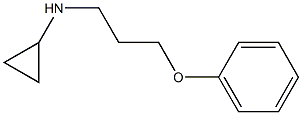 N-(3-phenoxypropyl)cyclopropanamine Struktur