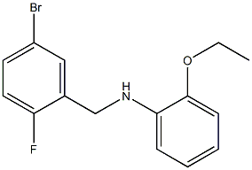 N-[(5-bromo-2-fluorophenyl)methyl]-2-ethoxyaniline Struktur