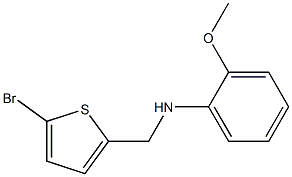 N-[(5-bromothiophen-2-yl)methyl]-2-methoxyaniline Struktur