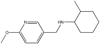 N-[(6-methoxypyridin-3-yl)methyl]-2-methylcyclohexan-1-amine Struktur