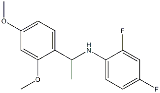 N-[1-(2,4-dimethoxyphenyl)ethyl]-2,4-difluoroaniline Struktur