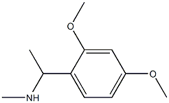 N-[1-(2,4-dimethoxyphenyl)ethyl]-N-methylamine Struktur