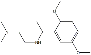 N'-[1-(2,5-dimethoxyphenyl)ethyl]-N,N-dimethylethane-1,2-diamine Struktur