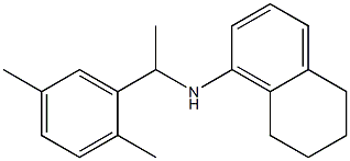 N-[1-(2,5-dimethylphenyl)ethyl]-5,6,7,8-tetrahydronaphthalen-1-amine Struktur