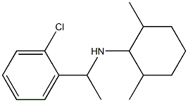 N-[1-(2-chlorophenyl)ethyl]-2,6-dimethylcyclohexan-1-amine Struktur