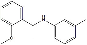 N-[1-(2-methoxyphenyl)ethyl]-3-methylaniline Struktur