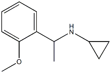 N-[1-(2-methoxyphenyl)ethyl]cyclopropanamine Struktur