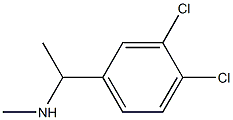 N-[1-(3,4-dichlorophenyl)ethyl]-N-methylamine Struktur