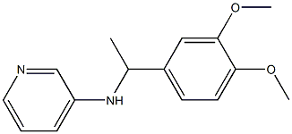 N-[1-(3,4-dimethoxyphenyl)ethyl]pyridin-3-amine Struktur