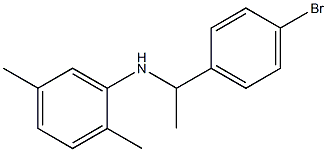 N-[1-(4-bromophenyl)ethyl]-2,5-dimethylaniline Struktur