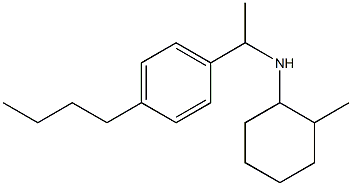 N-[1-(4-butylphenyl)ethyl]-2-methylcyclohexan-1-amine Struktur