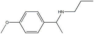 N-[1-(4-methoxyphenyl)ethyl]-N-propylamine Struktur