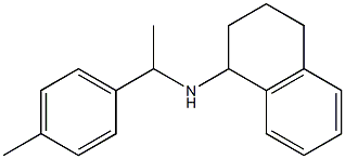 N-[1-(4-methylphenyl)ethyl]-1,2,3,4-tetrahydronaphthalen-1-amine Struktur