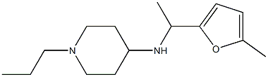 N-[1-(5-methylfuran-2-yl)ethyl]-1-propylpiperidin-4-amine Struktur