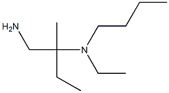 N-[1-(aminomethyl)-1-methylpropyl]-N-butyl-N-ethylamine Struktur