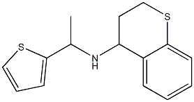 N-[1-(thiophen-2-yl)ethyl]-3,4-dihydro-2H-1-benzothiopyran-4-amine Struktur