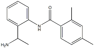 N-[2-(1-aminoethyl)phenyl]-2,4-dimethylbenzamide Struktur