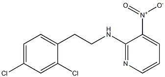 N-[2-(2,4-dichlorophenyl)ethyl]-3-nitropyridin-2-amine Struktur