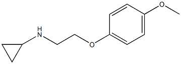 N-[2-(4-methoxyphenoxy)ethyl]cyclopropanamine Struktur