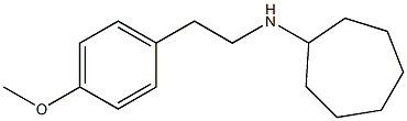 N-[2-(4-methoxyphenyl)ethyl]cycloheptanamine Struktur