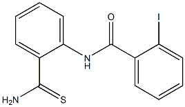 N-[2-(aminocarbonothioyl)phenyl]-2-iodobenzamide Struktur