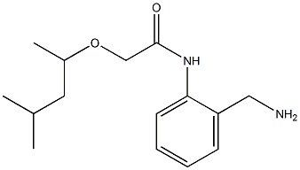 N-[2-(aminomethyl)phenyl]-2-[(4-methylpentan-2-yl)oxy]acetamide Struktur